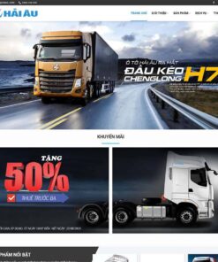 Theme WordPress bán xe tải 03