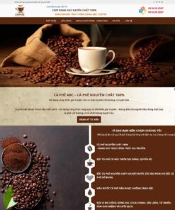Theme WordPress bán cafe nguyên chất
