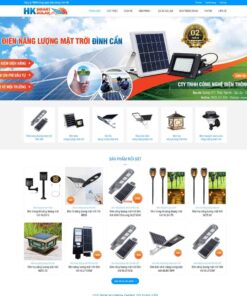 Theme WordPress bán đèn led, thiết bị năng lượng mặt trời