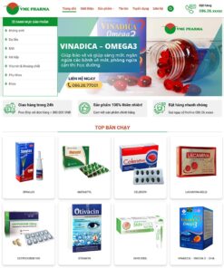 Theme WordPress dược phẩm 09