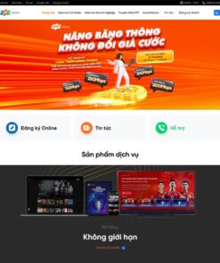 Theme WordPress dịch vụ FPT