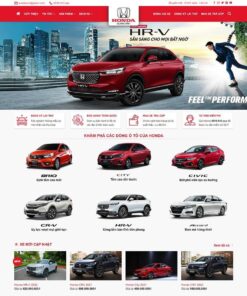 Theme WordPress bán ô tô Honda 02
