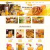 Theme WordPress bán mật ong 01