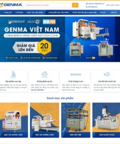 Theme WordPress công ty bán máy cắt, máy cơ khí