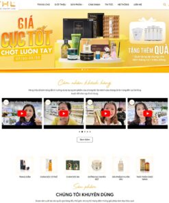 Theme WordPress mỹ phẩm 14