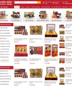 Theme WordPress bán nhân sâm