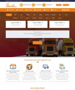 Theme WordPress dịch vụ order hàng, bán hàng