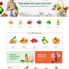 Theme bán hàng thực phẩm Fresh