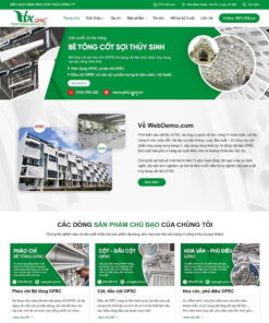 Theme WordPress vật liệu trang trí xây dựng