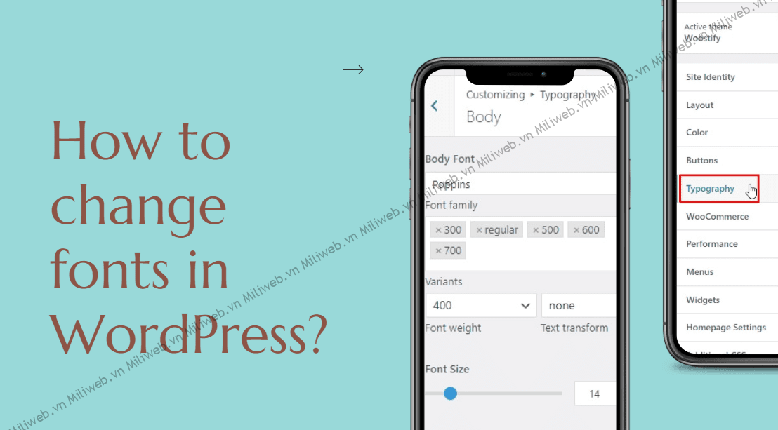 Cách Thay đổi Font Chữ Cho Theme Wordpress Ai Cũng Làm được