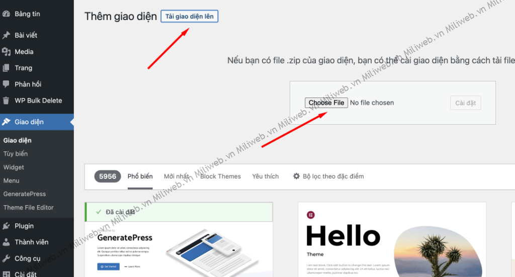 Hướng Dẫn Cài đặt Theme WordPress Giống Theme Demo
