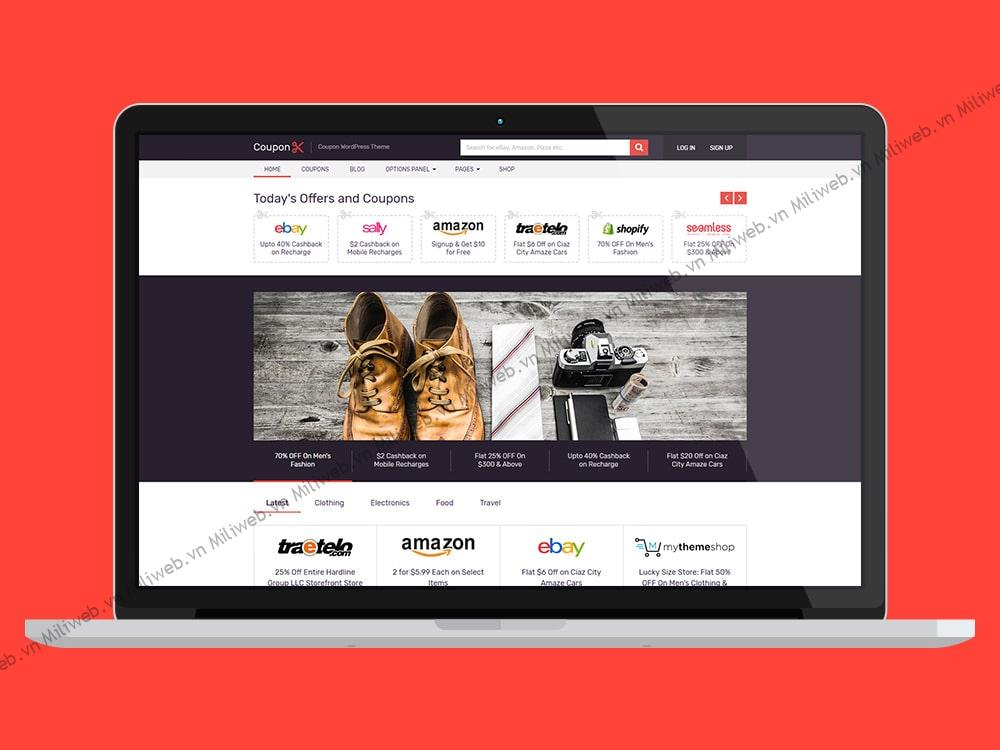 Điểm Danh 11 Theme Mã Giảm Giá Wordpress Tốt Nhất
