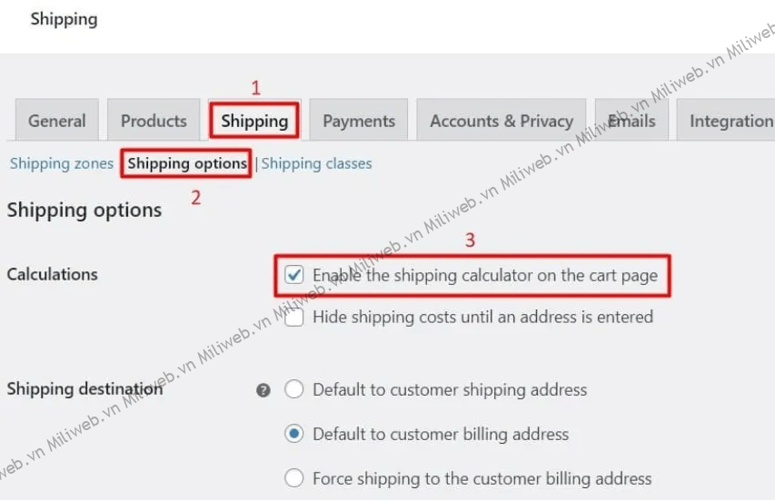 Thêm mục vận chuyển cho trang checkout WooCommerce