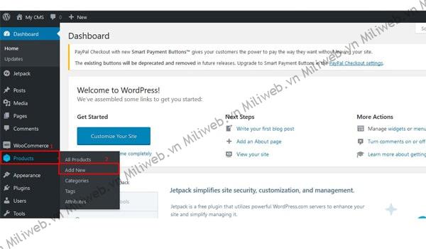 Quy trình thêm mới sản phẩm lên WooCommerce là gì