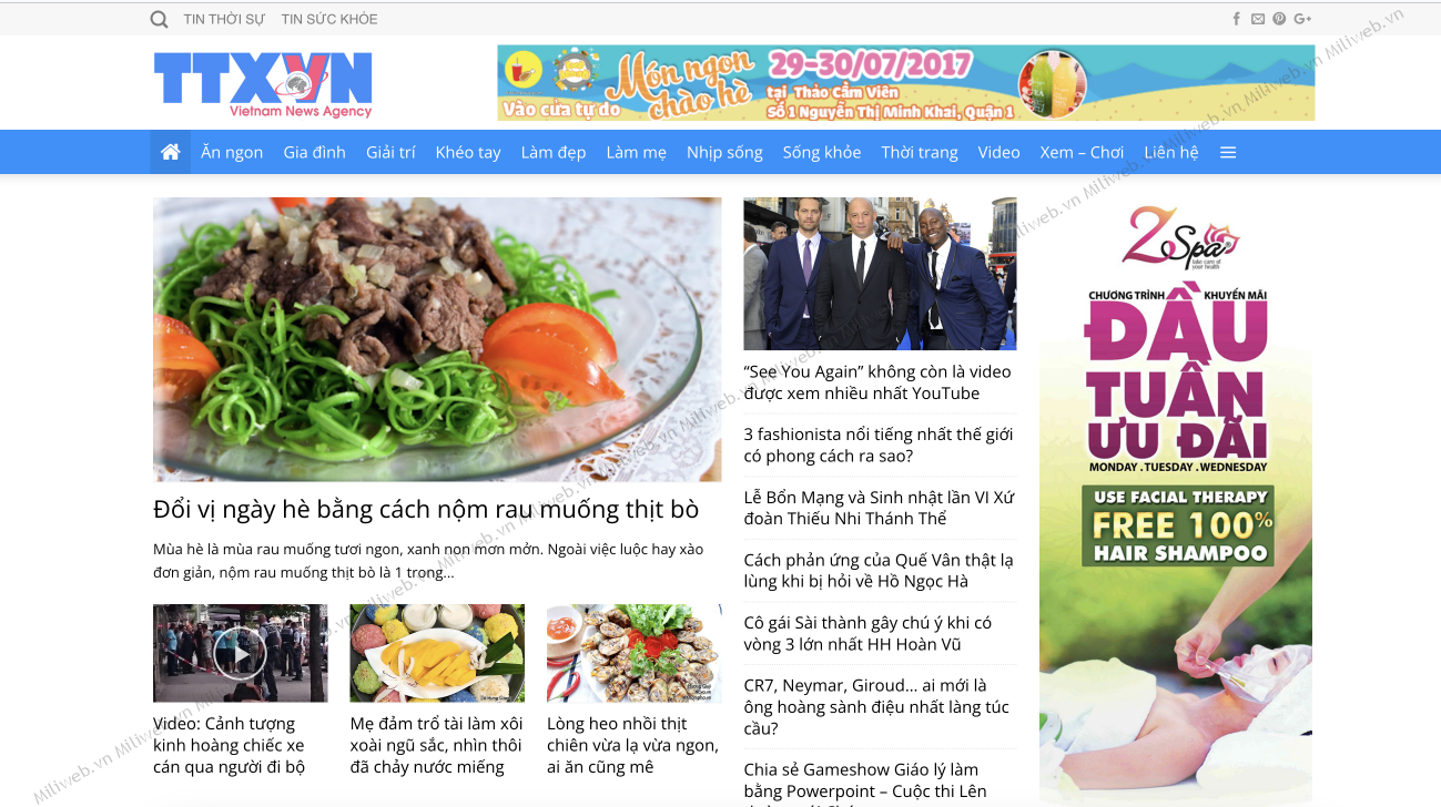 Share code wordpress tin tức