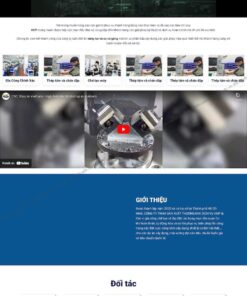 Theme wordpress giới thiệu công ty dịch vụ cơ khí