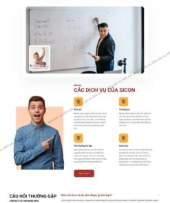 Theme web du học
