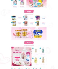 Theme wordpress shop mẹ và bé 2 giá rẻ