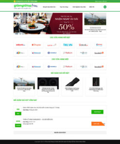 Theme wordpress web chia sẻ mã giảm giá giá rẻ