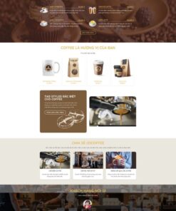 Theme wordpress bán cafe