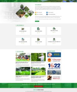 Theme wordpress công ty cây xanh đô thị