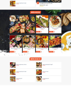 Theme wordpress nhà hàng ẩm thực deltafood