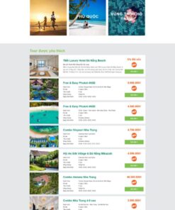 Theme wordpress du lịch đẹp giá rẻ