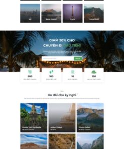 Theme wordpress du lịch 1 giá rẻ