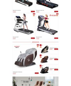 Theme wordpress flatsome bán ghế massage