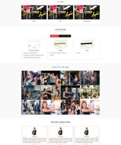 Theme wordpress phòng tập gym đẹp và sang trọng
