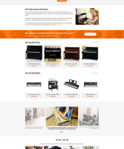 Theme wordpress dạy học đàn giá rẻ