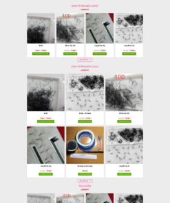 Theme wordpress shop bán lông my giả