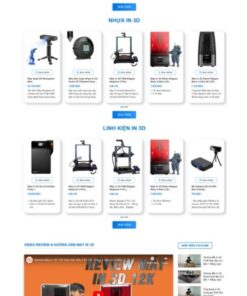 Theme wordpress bán máy in 3d