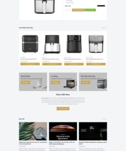 Theme wordpress bán nồi chiên không dầu giá rẻ