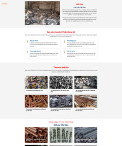 Theme wordpress thu mua phế liệu giá rẻ