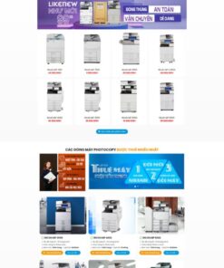 Theme wordpress bán và cho thuê máy photocopy 2