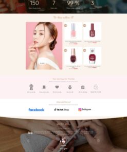 Theme wordpress tiệm trang điểm giá rẻ