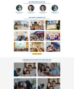 Theme WordPress Trường Anh ngữ 1