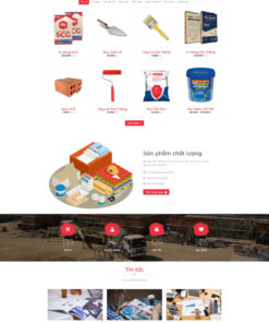 Theme wordpress cửa hàng vật liệu xây dựng