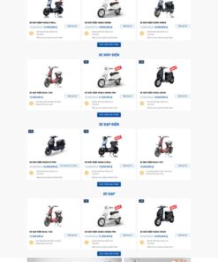 Theme wordpress xe điện giá rẻ