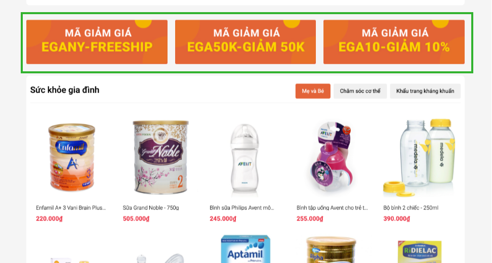 3-banner EGA Market