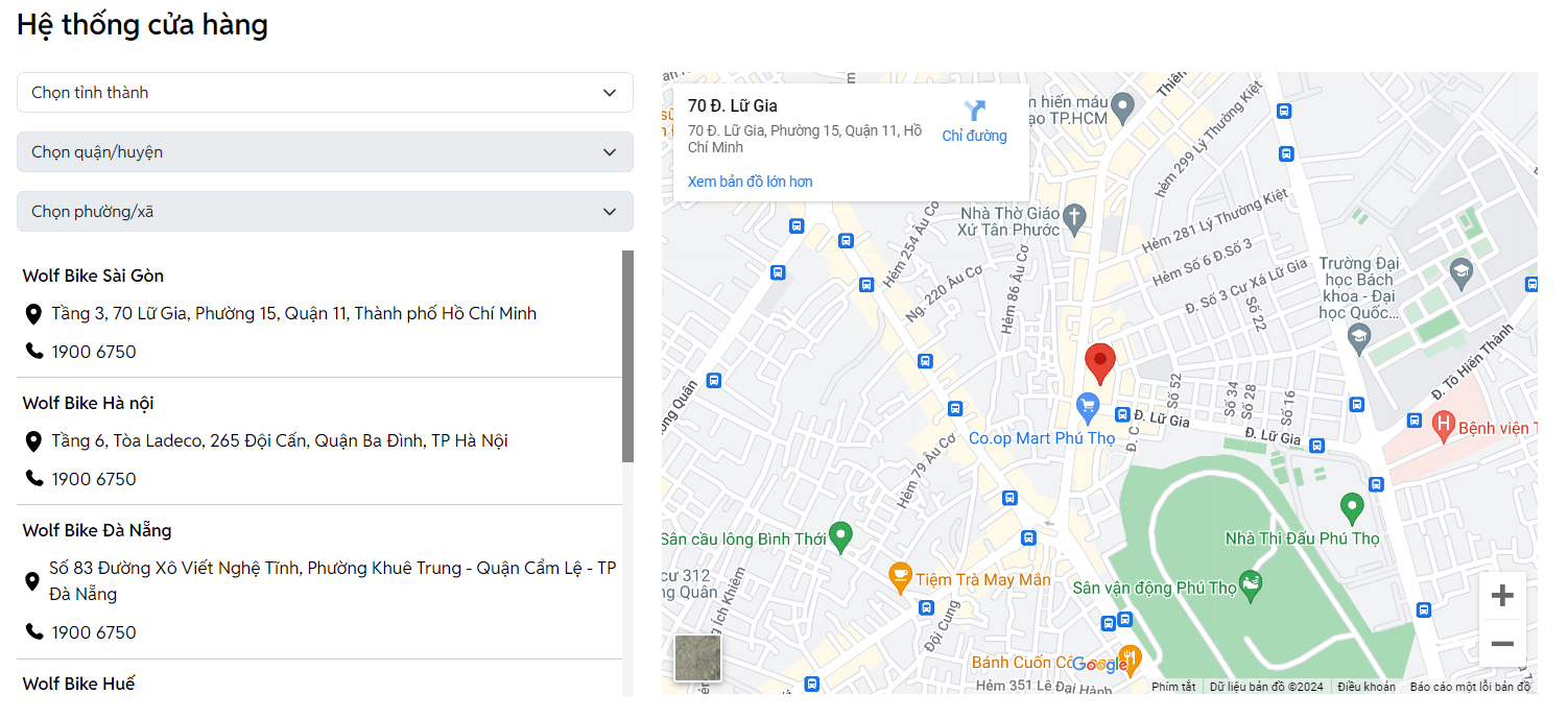 Hệ thống cửa hàng