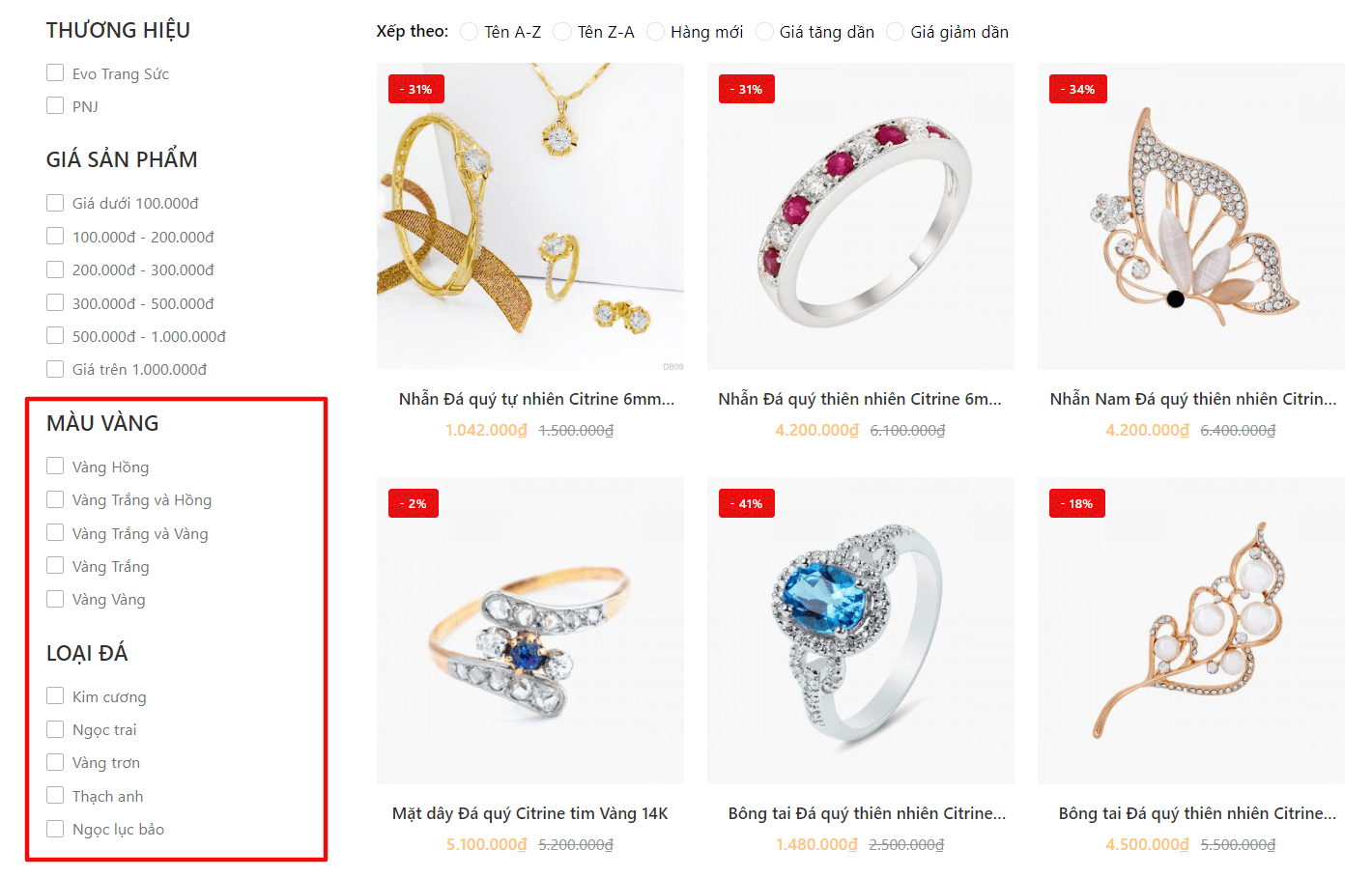 evo-trang-suc-loc-1 Evo Trang Sức Bộ lọc