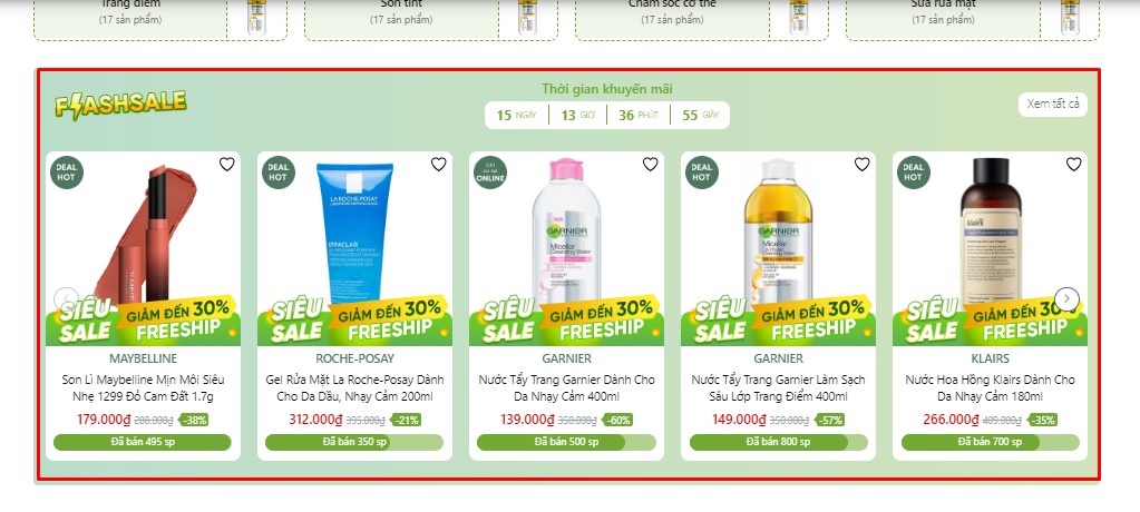 flsahsale Flash sale