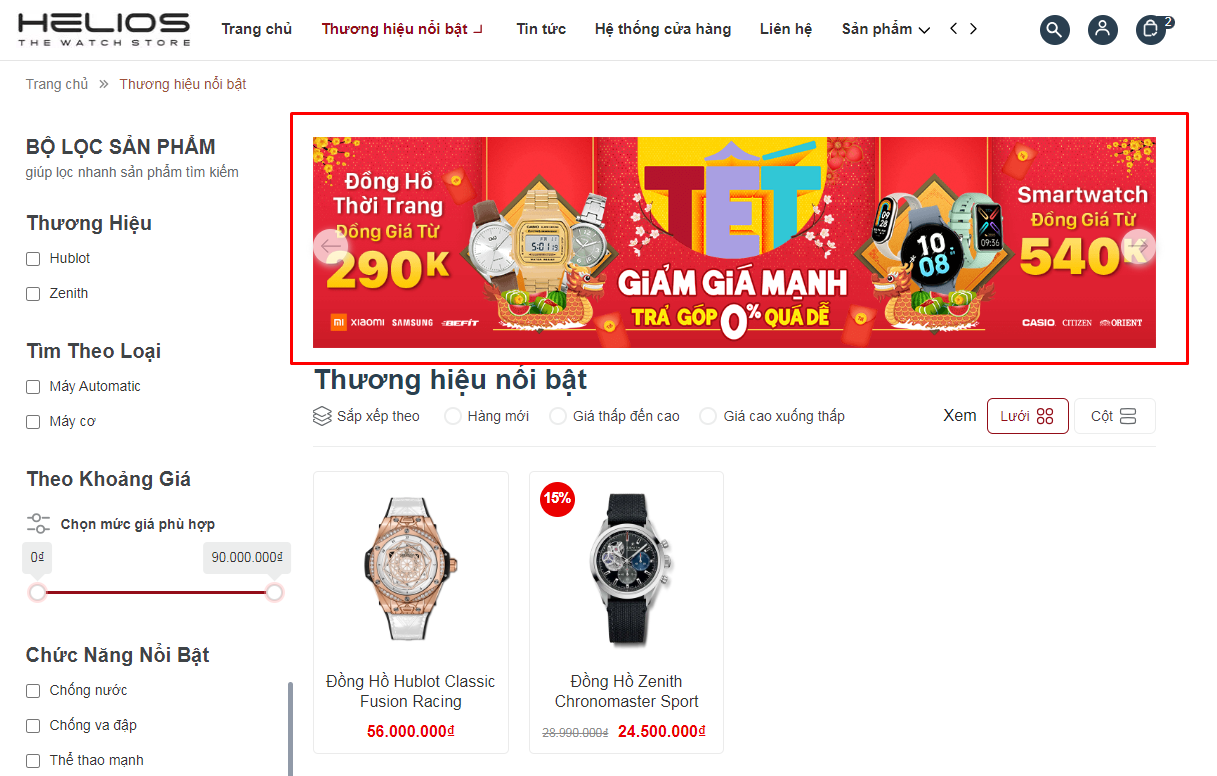 pop4 tính năng banner tự động